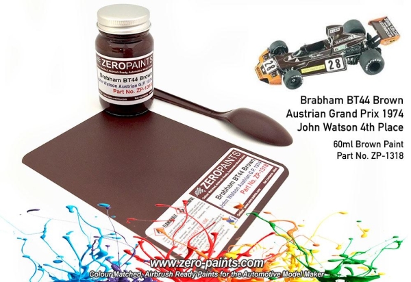 Brabham BT44 Brown Paint 60ml (John Watson Austrian G.P. 1974) ZP-1318